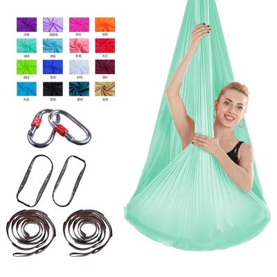 China SENTU Multifunctional Professional Sport and Entertainment Yoga Accessories Trapeze Yoga Hammock Aerial Swing Set for sale