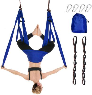 China Custom Neon Colors Convenient Aerial Yoga Swing Throw Silk Fly Aerial Anti-Gravity Yoga Hammock for sale