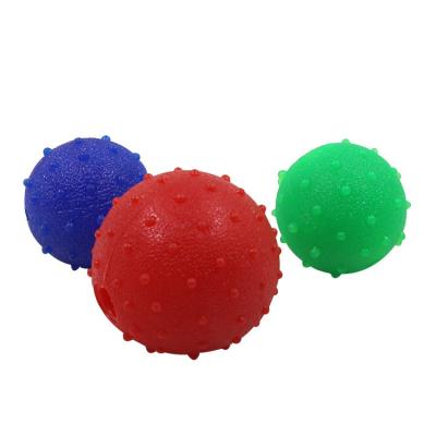 China Plush Dog Toys Rubber Dog Ball Chewing Balls Dog Soft Balls Cleaning Teeth Toys With High Rebound For Medium Large Small Pet for sale