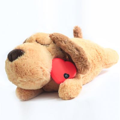 China Viable Plush Dog Toy Pet Snuggle Heartbeat Behavioral Training Aid Toy, Puppy Calming and Worry Reliving Toy for sale