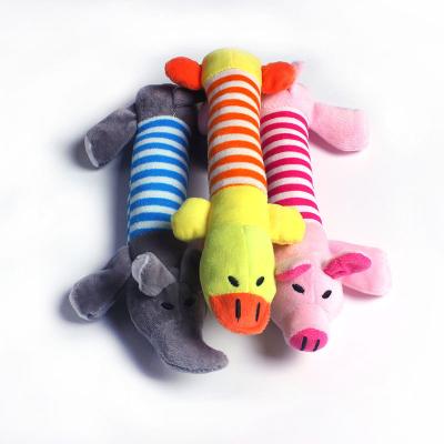 China Sustainable Squeaky Dog Toys Cute Stuffed Plush Pet Chew Toys for sale