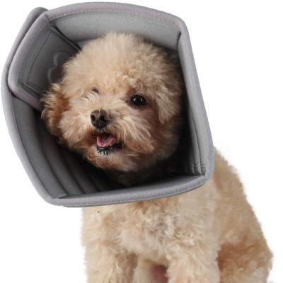 China Soft Circle EVA Dog Anti-Bite Protective Elizabeth Quick Release Dog Cat Cone After Surgical Recovery Collar Adjustable Pet E-Collar For Ras for sale