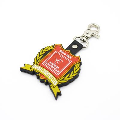 China Wholesale Custom PVC Plastic Logo Rubber Personality Keychain from TTGYP for sale