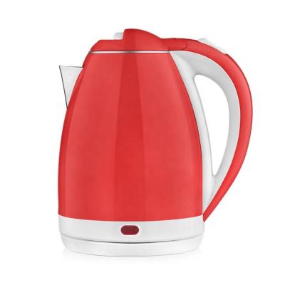 China 360 Degree Base Stainless Steel Double Wall 1.8L Rotating Water Jug Hotel Electric Kettle 220V for sale