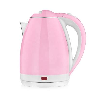 China Home Kitchen Appliances 1500w Base 360 ​​Degree Rotation Stainless Steel Electric Kettle With 1.8L 220V for sale