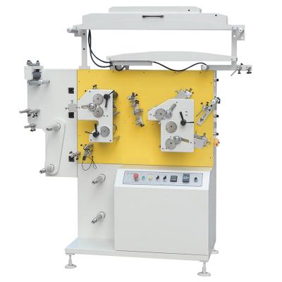 China JINGDA 3 Colors Flexo Label Printing Machine / Roll to Roll Garments Washing Care Labels Printer Made in China JR-1521 for sale