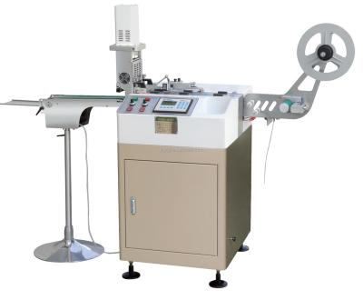 China JC-3080B Garment Accessories Ribbon Label Ultrasonic Cutting Machine / Ultrasonic Label Cutting Machine for Fabric Satin Label for sale