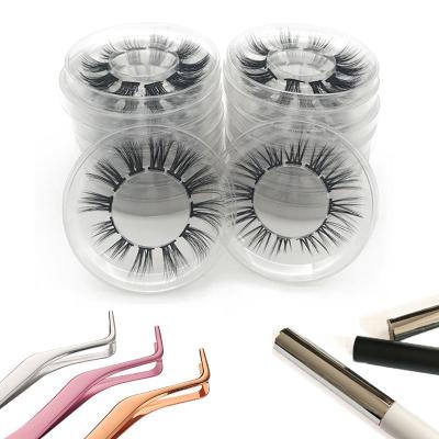 China Natural DIY Apply Home Wholesale Segment Lashes With Accessories for sale