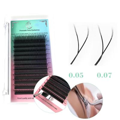 China The natural soft in the current YY form eyelash extension natural blooming strands different for sale