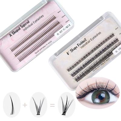 China DIY Home DIY Pre-Cute Segments Eyelashes Group With Accessories for sale