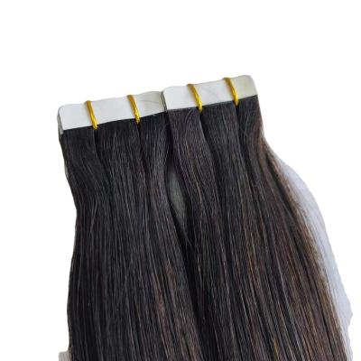 China Wave Virgin Tape Russian Wholesale Double Silky Straight INS Cuticle Ends Thick Pulled Tape Hair Extensions Intact for sale