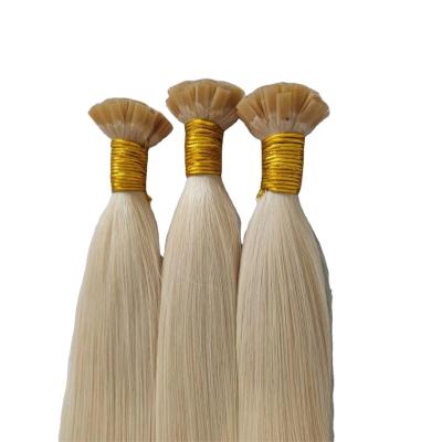 China Remy Russia Human Hair Extension Silky Straight Double Flat Tip Keratin Wave Tip Hair Extension 100% Pulled Flat Hair Extension for sale