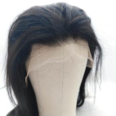 China Factory Price Soft Straight Hair Wigs 4*4 HD Virgin Cuticle Aligned Lace Front Wig Thick Sheer Straight Human Hair Wig for sale