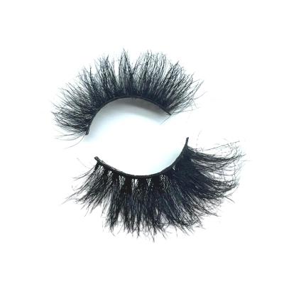 China 2022 Comfortable Best Selling Rissia Mink Eyelash Lashes Real Mink Eyelashes 5D Silk 25mm 5d 3d Strip Eyelash Russian Seller for sale