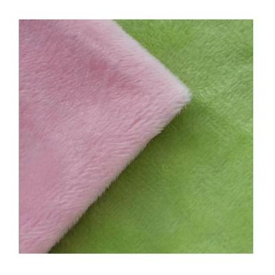 China Cheap Good Quality Memory Polyester Plain Dyed Custom Velvet Fabric For Blanket Apparel Home Textile for sale