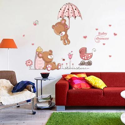 China High Quality Removable WALL STICKER Cartoon 3d Baby Wall Stickers for sale