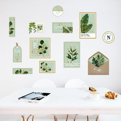 China WALL STICKER green plants photo rolls wholesale self-adhesive wall sticker wall stickers for sale