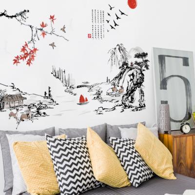 China WALL STICKER chinese style decoration self adhesive wall sticker for restaurant for sale