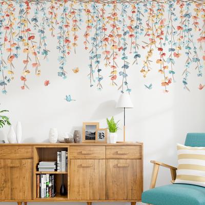 China WALL STICKER 3 d wall decations stickers for leaf butterfly stickers resturant wall for sale