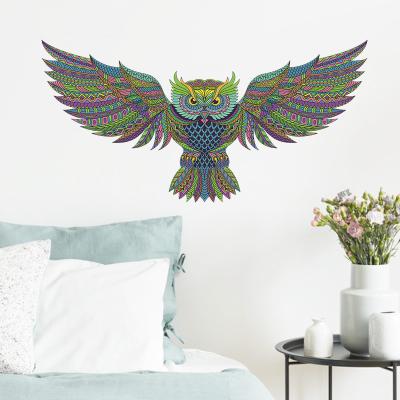 China Cute 3d Wall Stickers Custom Wall Decal Stickers Kids Vinyl Cartoon Owl Family Wall Stickers Online for sale