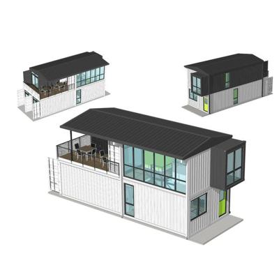 China Hotel Prefab Modular Folding House 20ft 40ft Container Warehouse To Build Tiny Foldable Prefab House Home Office for sale