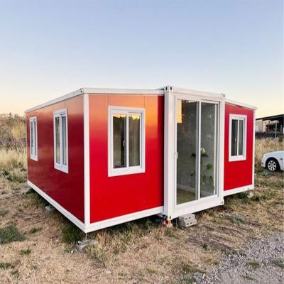 China Southwest Cheap 40ft Expandable Tiny House FANYE Flat Pack Philippines Luxury China Folding Collapsible Hut Prefab Container for sale