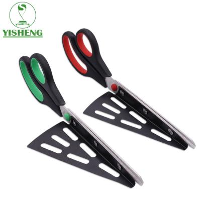 China Viable Hot Selling Baking Tools Stainless Steel Pizza Cutter Scissors for sale