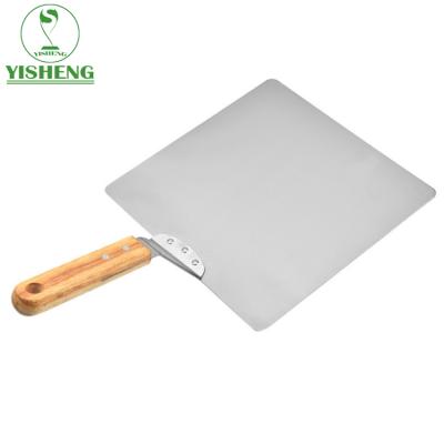 China Sustainable Hot Selling Pizza Tools Metal Stainless Steel Pizza Paddle Pizza Skin for sale