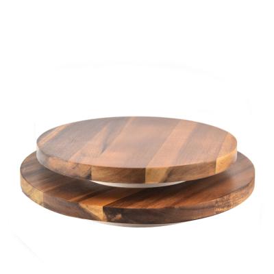 China Sustainable Cake Tools Commercial Wooden Cake Turntable Cake Turntable for sale