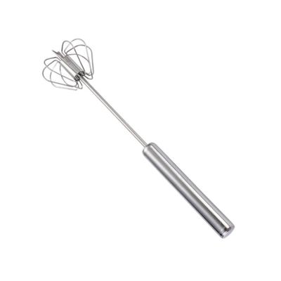 China 10 Inch Viable Manual Egg Beater Mixer Stainless Steel Semi-automatic Egg Beater Manual Beater for sale