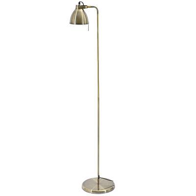 China Dimmable Modern Simple Bronze Indoor Nordic Floor Lamp Floor Lamp Mirror Iron Light With Decoration for sale