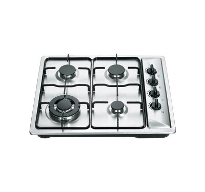 China Commercial High Quality Stove Gas Cooker Built In Kitchen Gas Hob Stainless Steel Stove 4 Burner With Safety Device for sale