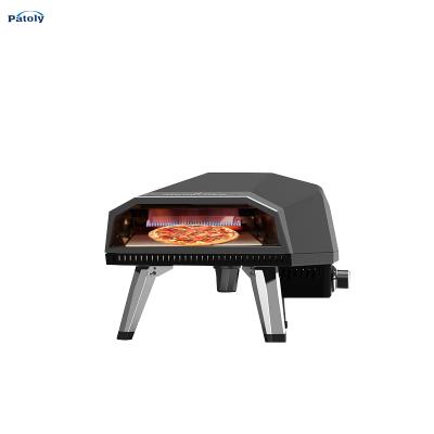 China Wholesale Adjustable Size Folding Pizza Machine Easy To Use High Quality Outdoor Portable Gas Pizza Oven With CE Certification for sale