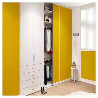 China MDF Plastic Bedroom Sliding Wardrobe Modern Metal Solid Wood for sale