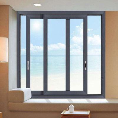 중국 Standard Aluminum Sliding Glass Window , Double Layer Aluminum Alloy Window 판매용