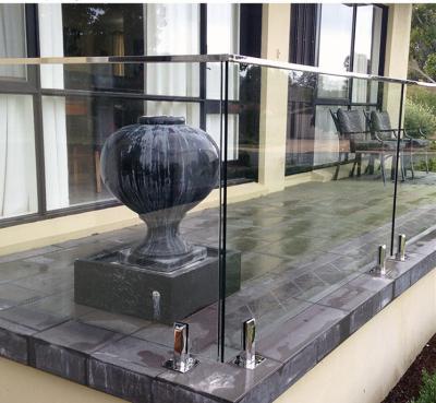 China Modern Stainless Steel Frameless Glass Balustrade Railings For Indoor And Outdoor zu verkaufen