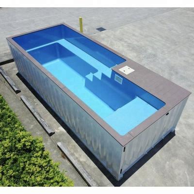 Κίνα Outdoor Customized Color 20' 40' Shipping Container Swimming Pool With 2