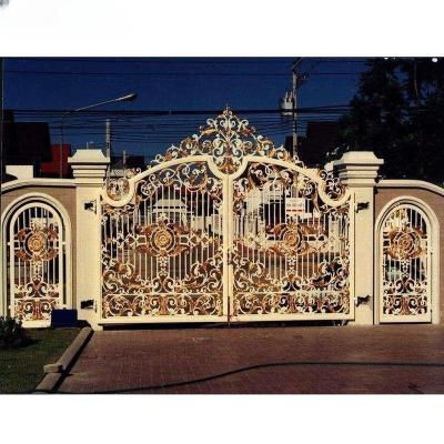 中国 Luxury Antique Wrought Iron Pipe Designs Main Gate for Home Garden Or Outdoors 販売のため