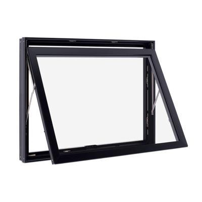 China Minimalism Double Glazed Aluminium Awning Windows For Basement for sale