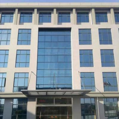 China Fashion Double Glazed Aluminium Curtain Wall Low E Glass Curtain Wall Facade for sale