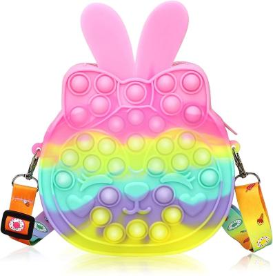 China - Body Bags For Girls Women, Sensory Push Bubble Restless Person Toys Cross - Body Purse Shoulder Silicone Bag Cross Trigger Other Toys for sale