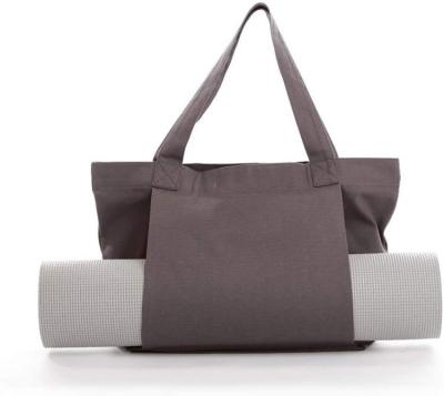 China Wholesale Portable Bag For Yoga Mat Cotton Canvas Eco Friendly Yoga Mat Bags For Women for sale