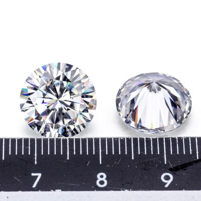 China Fire Starsgem 2 Carat 8MM DEF Color 8 Color Set or White Heart and 8 Arrows Cut Round Shape Loose Moissanites for sale