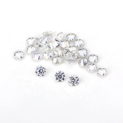 China Moissanite Stones 1.5mm-2.0mm Heat Resistant/Spark White Color VVS Small Size Starsgem D Price Per Carat for sale