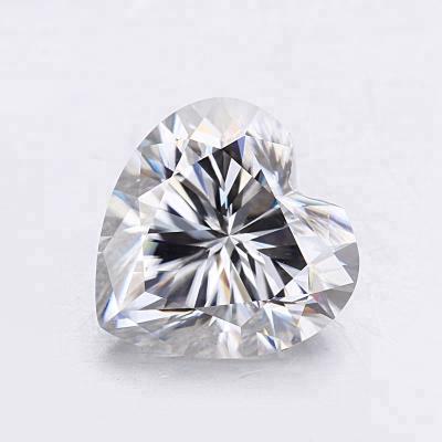 China Color Fire Or Game Starsgem Small Size Heart Shape Synthetic Diamond Natural Loose Moissanite for sale