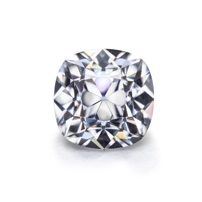 China Antique play or color fire starsgem 6.5*6.5mm cushion OMC moissanite for vintage moissanite ring for sale