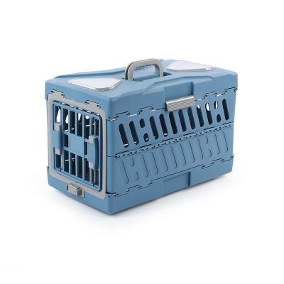 China Meow Party Pet Cat Folding Box Blue Yellow Viable Wholesale For Small Animals Customizable for sale