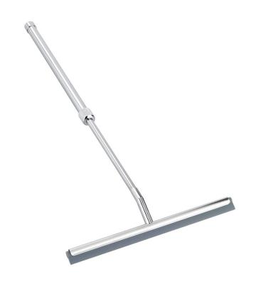 China Extension Long Handle Stainless Steel Glass Squeegee with Ajustable Knob for sale