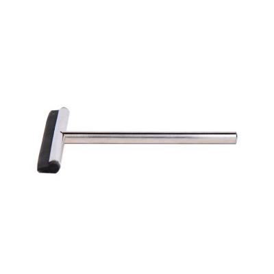 China stainless steel super mini small Household Cleaning Tools window car Squeegee Shower Water Squeegee with Metal Hook for sale