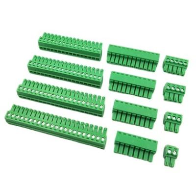 China KF2EDGKA 5.08mm 2P/3/4/5/8/12P Unplugged Terminal Straight Bent Pin Seat PCB Connector All Connectors Can Be Sale for sale